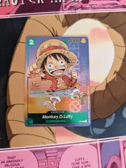 One Piece 1th Anniversary P-037 Monkey D Luffy Promo Card - Image 1