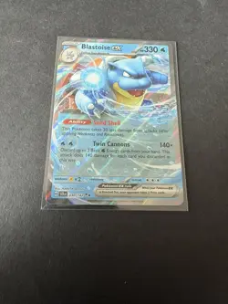 Blastoise EX 030/142 Stellar Crown Holo Pokemon Card - Mint - Image 1
