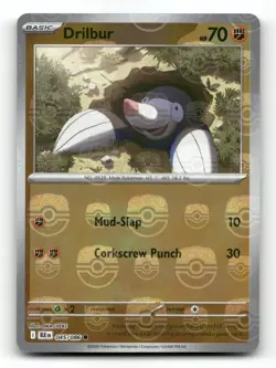 Drilbur 045/086 - Black Bolt - Pokemon Card NM/M - Image 1