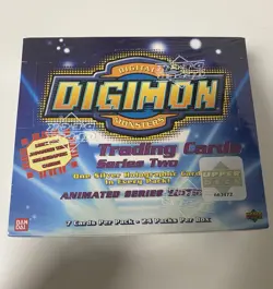 2000 Upper Deck Digimon Series Two Display Animated Sealed Box OVP Trading Cards - Image 1
