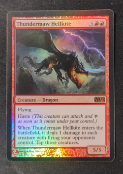 MTG: Thundermaw Hellkite FOIL!! CORE SET M13!!! NM!!! Magic the Gathering!!! - Image 1