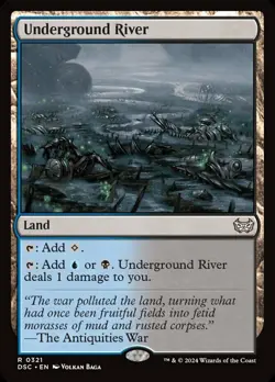 Mint/Near-Mint, English - 1 x MTG Underground River Commander: Duskmourn: House - Image 1