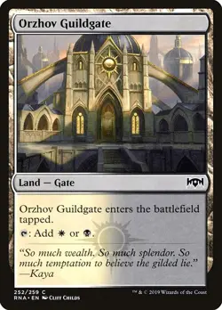 Orzhov Guildgate Foil Ravnica Allegiance 252 NM MTG - Image 1