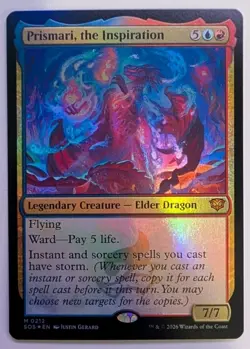 Prismari, The Inspiration SOS #212 Foil NM - Image 1