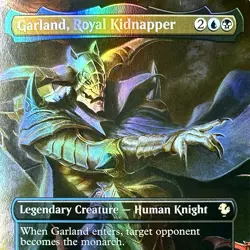 Garland, Royal Kidnapper (Borderless) - FOIL - MTG - FIC - 0442 - RARE ~ NM - Image 1