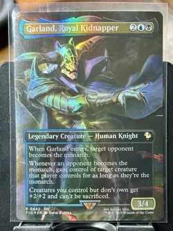 Garland, Royal Kidnapper (Borderless) - FOIL - MTG - FIC - 0442 - RARE ~ NM - Image 2