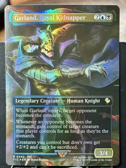 Garland, Royal Kidnapper (Borderless) - FOIL - MTG - FIC - 0442 - RARE ~ NM - Image 3