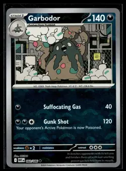 Garbodor 060/086 White Flare POKEBALL Uncommon Pokemon - Image 1