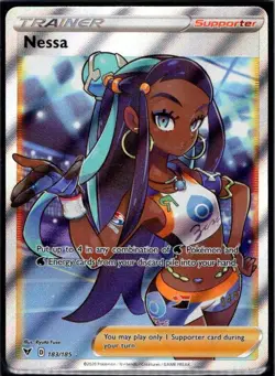Nessa 183/185 Ultra Rare Vivid Voltage Pokemon Near Mint - Image 1