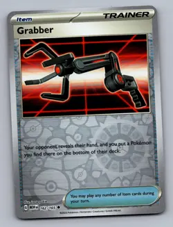 GRABBER 162/165 UNCOMMON 151 POKEMON REVERSE HOLO NM - Image 1