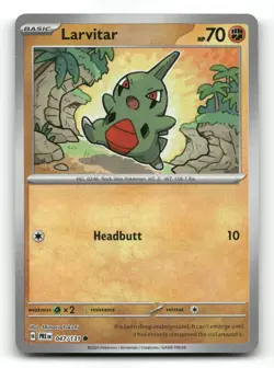 Larvitar (Master Ball Pattern) 047/131 - SV: Prismatic Evolutions - Pokemon NM/M - Image 1