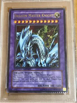 YUGIOH PSA 5 2006 Dragon Master Knight UE02-EN001 Ultra Rare - Image 2