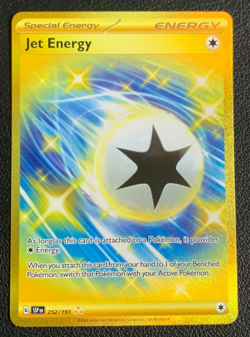 Jet Energy 252/191 Surging Sparks Hyper Rare Pokemon TCG Card NM - Image 1