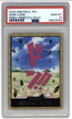 2024 One Piece Japanese Prb01 Don!! Rebecca Gold PSA 10 - Image 1