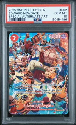 EDWARD.NEWGATE ROYAL BLOOD OP10 #ST15-002 SP ALT ART SR - ONE PIECE PSA 10 - Image 3