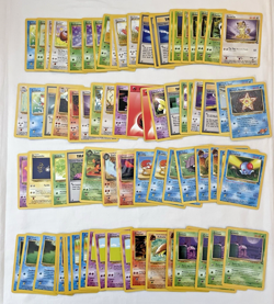 Bulk Lot 100+ Base Set - Fossil - Jungle Commons 1st Edition Pokemon Cards (01) - Image 1
