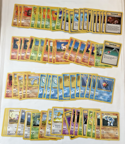 Bulk Lot 100+ Base Set - Fossil - Jungle Commons 1st Edition Pokemon Cards (01) - Image 2