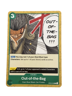New: One Piece CCG Out-of-the-Bag OP03-036 Pillars of Strength Regular Common - Image 1