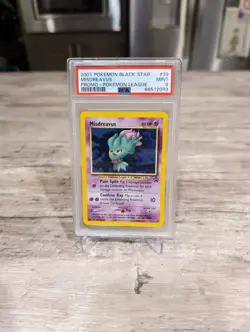 PSA 9 MINT Misdreavus # 39 WOTC Black Star Promo Pokemon Card - Image 1