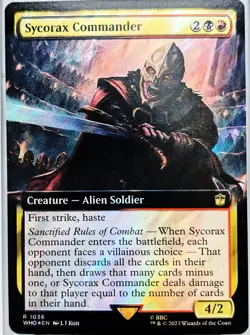 Sycorax Commander (Surge Foil) (EA) #1036 Doctor Who Collector Edition MTG NM - Image 1
