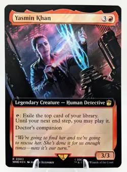 Yasmin Khan (Surge Foil) (Extended Art) #983 Doctor Who Collector's Edition NM - Image 1