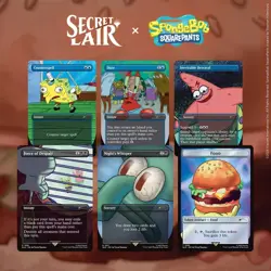 MTG Secret Lair X Spongebob Squarepants: Internet Sensation NEW SEALED Non Foil - Image 1