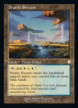 MTG - Prairie Stream | Brothers War Commander - Image 1