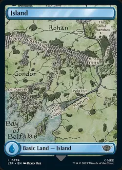 MTG - Island (274) - Foil | Lord of the Rings: Tales of Middle Earth - Image 1