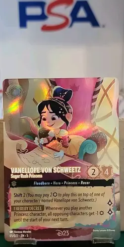 Disney Lorcana D23 Collection - Vanellope Von Schweetz Sugar Rush Princess 5/D23 - Image 1