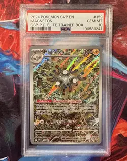 Magneton 159 S&V Surging Sparks Pokemon Center ETB Stamped Promo PSA 10 - Image 1