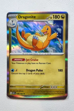 Dragonite 149/165 SV: Scarlet & Violet 151 Holo NM Pokemon TCG - Image 1