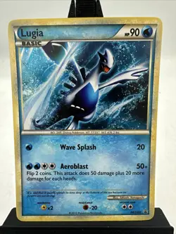 Pokemon TCG Lugia - HGSS02 - Holo Promo Heart Gold Soul Silver LP-NM - Image 1