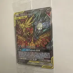 Sealed Pokemon TCG Moltres Zapdos Articuno GX SM210 Stained Glass Promos Holo - Image 2