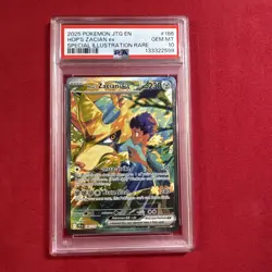 PSA 10 Pokemon Journey Together Hop’s Zacian 186/159 Special Illustration Rare - Image 1