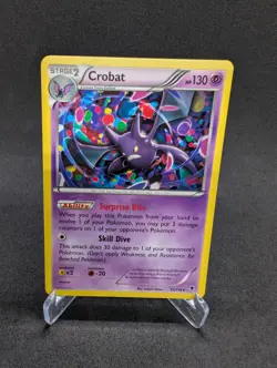 Pokemon Crobat 33/119 XY Non-Holo Rare Phantom Forces NM - Image 1