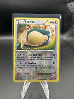 Snorlax 77/124 Rare Fates Collide Pokemon Reverse Holo Near Mint NM - Image 1