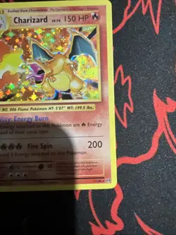Pokemon TCG Charizard Evolutions 11/108 Holo Rare LP/NM Condition - Image 4