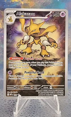 Pokemon Alakazam 009 Me: Mega Evolution Promo Exclusive Promo Holo 140 HP - Image 1