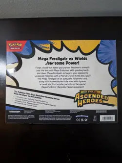 Pokemon TCG Mega Feraligatr ex Box Ascended Heroes SEALED - Image 2