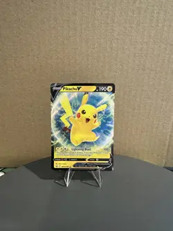 Pikachu V SWSH198 - Pokemon TCG Promo - V Ultra Rare Holo MINT! - Image 1