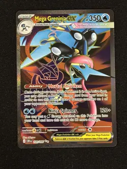Pokemon TCG Mega Greninja Ex 100/86 Chaos Rising EN Out Of Pack - Image 1