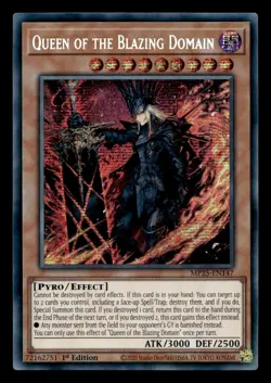 Queen of the Blazing Domain MP25-EN147 2025 Mega-Pack Yu-Gi-Oh NM - Image 1