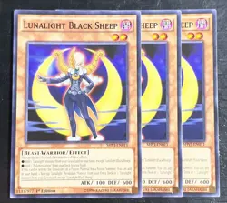 3x Lunalight Black Sheep SHVI-EN011 Shining Victories 1st Edition LP Playset - Image 1