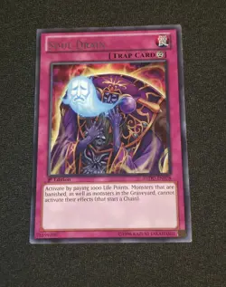 Yu-Gi-Oh! TCG Soul Drain Return of the Duelist REDU-EN078 1st Edition Rare NM - Image 1