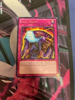 YUGIOH - SOUL DRAIN - RARE - REDU - 1ST ED - NM - Image 1