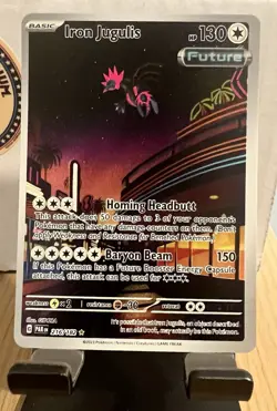 Iron Jugulis 216/182 SV04 Paradox Rift Illustration Rare Holo Pokemon TCG Card - Image 1