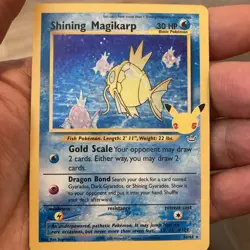 Shining Magikarp 66/64 Celebrations 25th Anniversary Holo Pokemon Card - Image 1