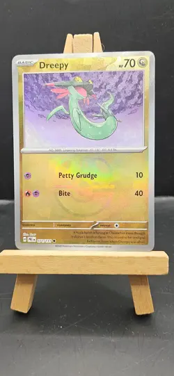 Pokemon TCG Dreepy Prismatic Evolution Masterball Reverse Holo Card 071/131 - Image 1