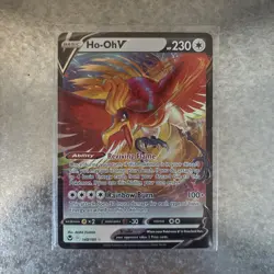 Pokemon TCG Ho-Oh v Silver Tempest Card 140/195 Holo Ultra Rare - Image 1