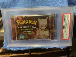 1999 Pokemon The First Movie Pack of 8 Trading Cards factory sealed PSA 8 - Image 1